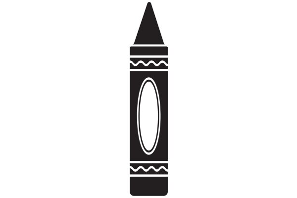 A Simple, Illustration of a Pencil on a White Background