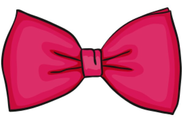 Vibrant Pink Bow Tie: A Fashionable Accessory