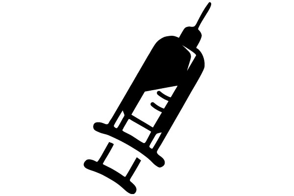 A Simple Illustration of a Chair and a Bottle