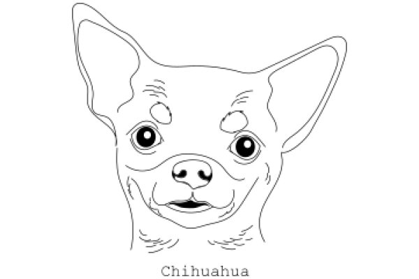 Chihuahua: A Line Drawing