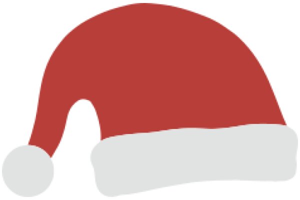 A Festive Red Santa Hat with a White Pom-Pom