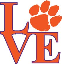 Love for Clemson University