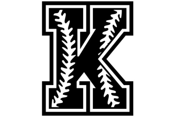 Stylized Baseball Logo with Design