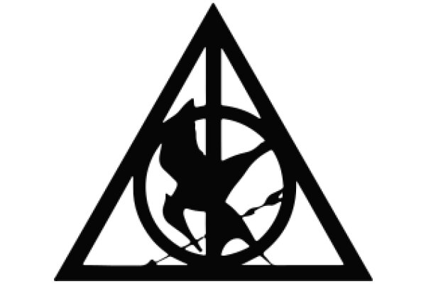 Stylized Symbol of a Horse and a Triangle