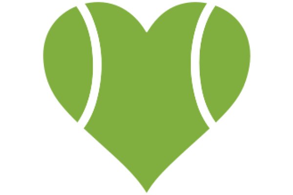 Simplistic Green Tennis Ball Logo