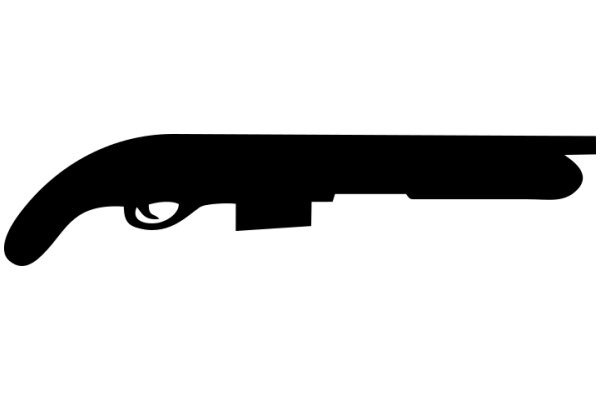 Silhouette of a Gun: A Symbol of Power and Conflict