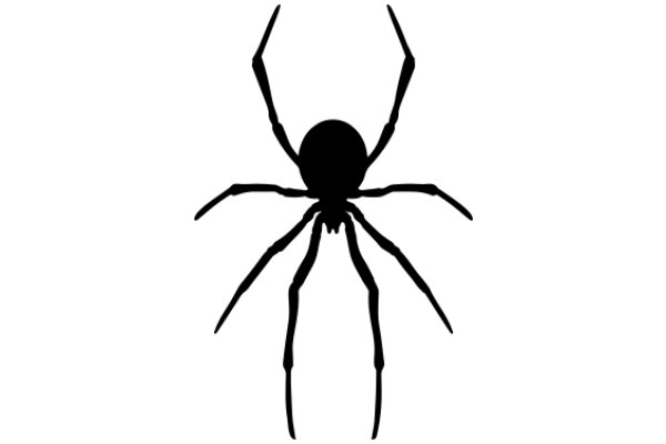 A Silhouette of a Spider