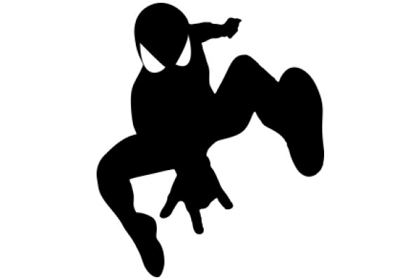 Silhouette of a Spider-Man Character