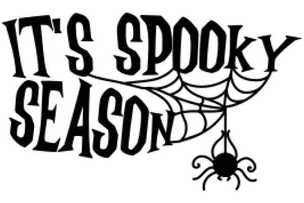 Halloween-themed poster with spooky seasonal message