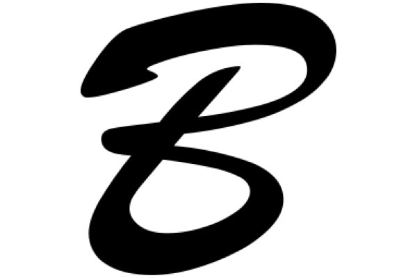 Stylized Letter 'B' in