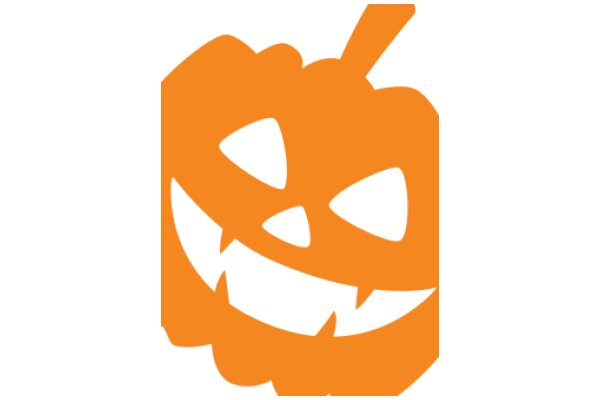 Vibrant Orange Halloween Pumpkin Emoji