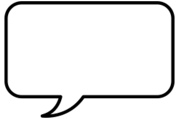 A Simple Icon of a Speech Bubble