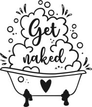 Get Naked: A Playful Bath Time Invitation