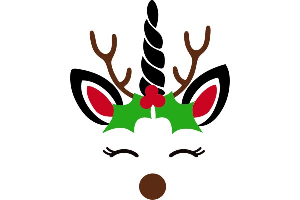 Holiday Cheer: A Festive Reindeer Design