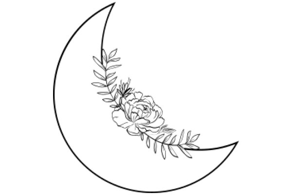 Moonlit Bouquet: A Illustration