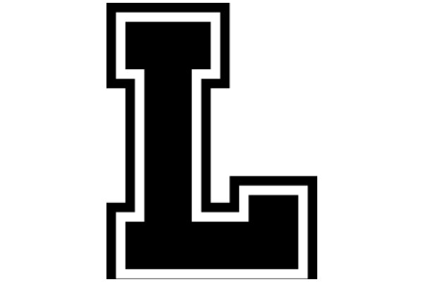 Stylized Letter 'L' with a Design