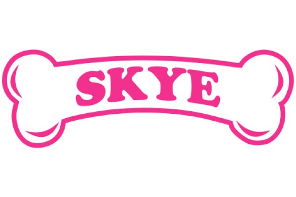 Skye: A Pink Bone-Shaped Logo