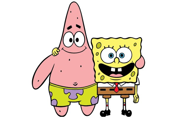 A Friendly Encounter: SpongeBob and Patrick Star