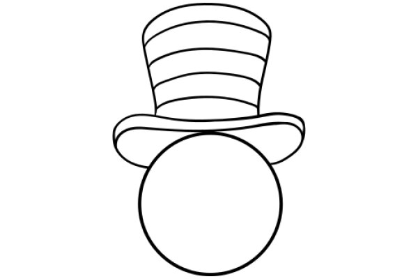 Stylish Top Hat with Curved Brim