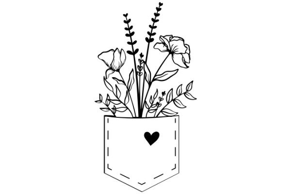 A Delicate Bouquet in a Pocket-Sized Planter