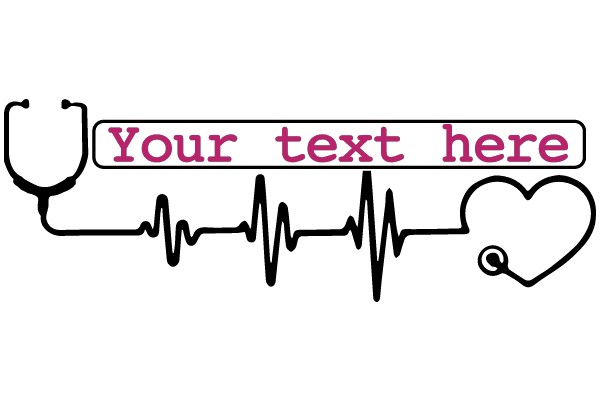 Your Text Here: A Graphic Design with a Medical Theme