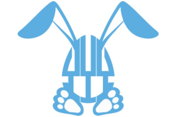 Stylized Blue Bunny Icon