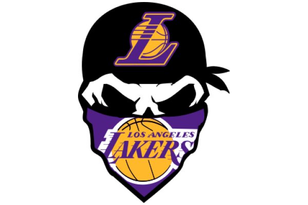 Lakers Logo with Purple and Gold Colors