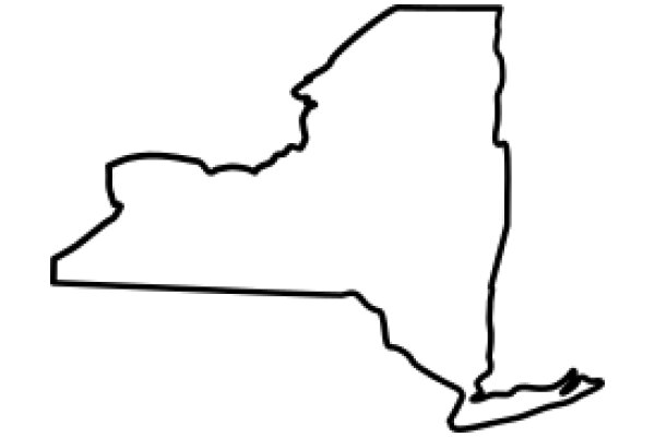 Simplified Map of New York State