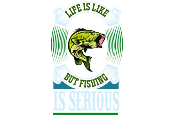 A Humorous Take on Fishing: 'Life is Like But Fishing is Serious'