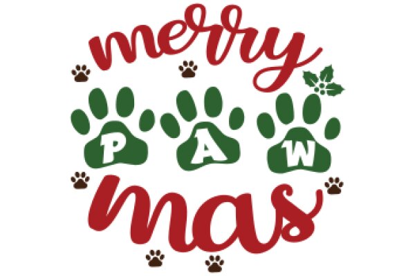 Merry Paw-mas: A Festive Greeting from Our Canine Friends