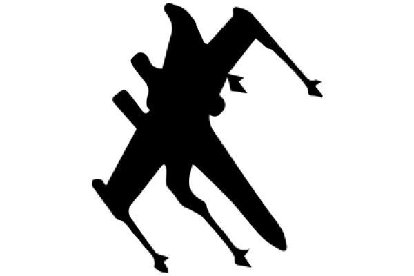 Silhouette of a Flying Machine