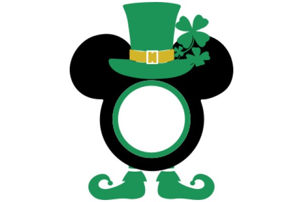 St. Patrick's Day Celebration: A Festive Minion in a Stylish Hat and Shoes