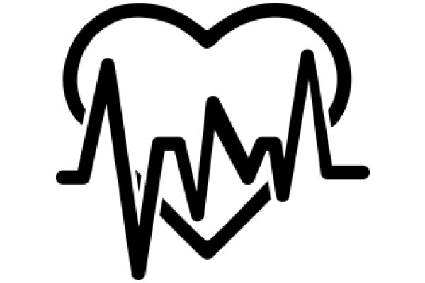 Simplistic Icon of a Heartbeat Monitor