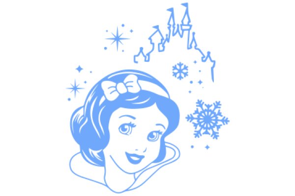 Whimsical Winter Wonderland: A Snowy Princess's Dreamscape