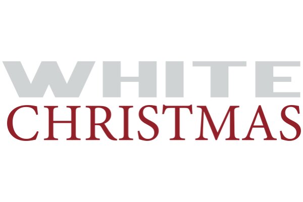 White Christmas: A Festive Logo