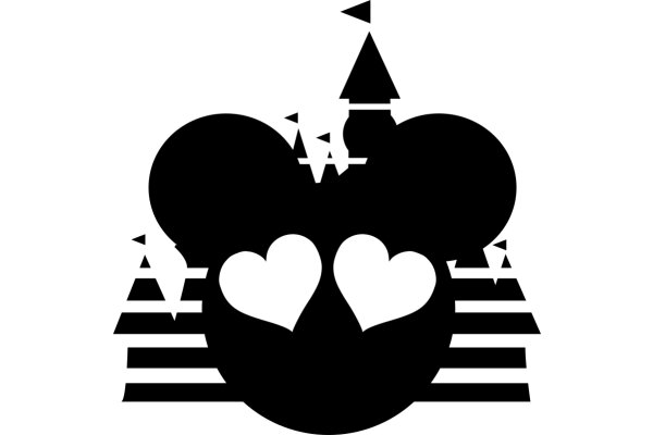 A Silhouette of Mickey Mouse and a Castle, Symbolizing Dreams and Imagination