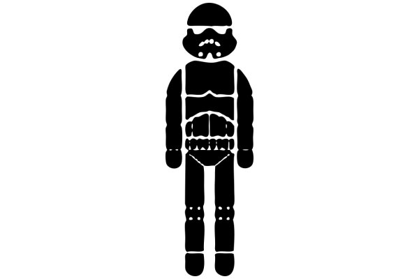 A Silhouette of a Stormtrooper from Star Wars