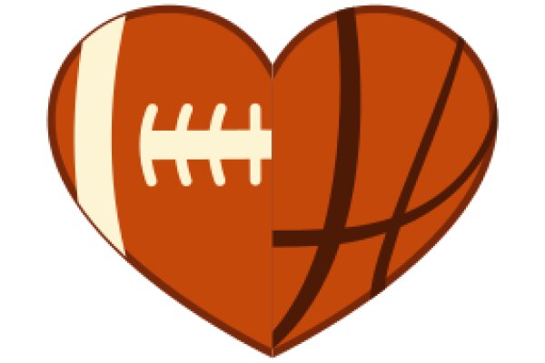 A Digital Illustration of a Football Heart