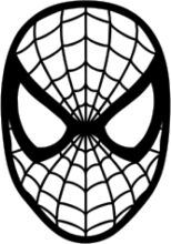 Spider-Man Logo on a White Background