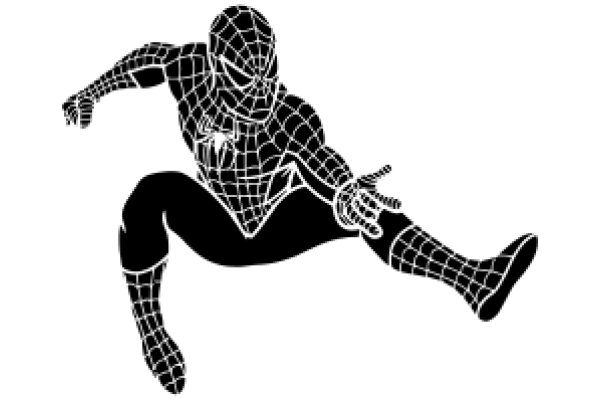 Spider-Man in : A Silhouette of a Superhero