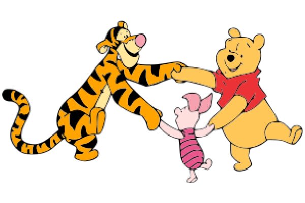 A Heartwarming Hug Between Winnie the Pooh and Tigger