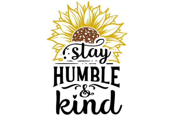 Stay Humble & Kind: A Sunflower-Inspired Affirmation