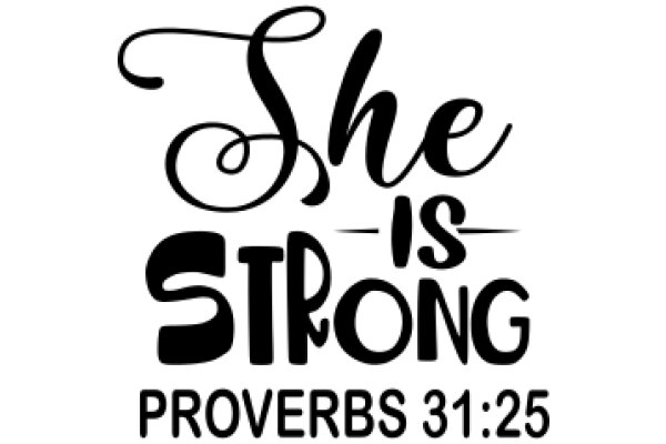 She is Strong: A Biblical Affirmation