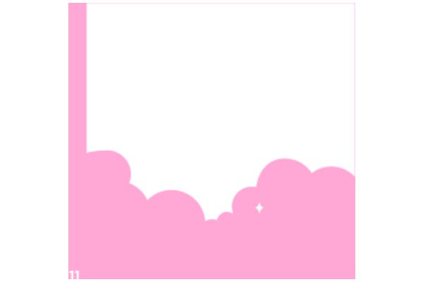 A Blank Canvas: A Pink Frame with a White Background