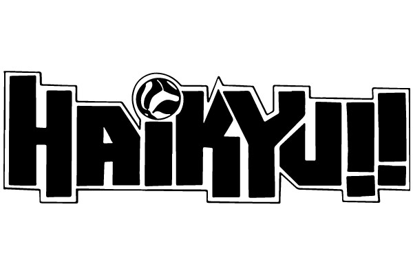 Stylized Logo for Haikyu!