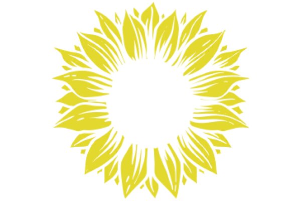 Vibrant Yellow Sunburst Design