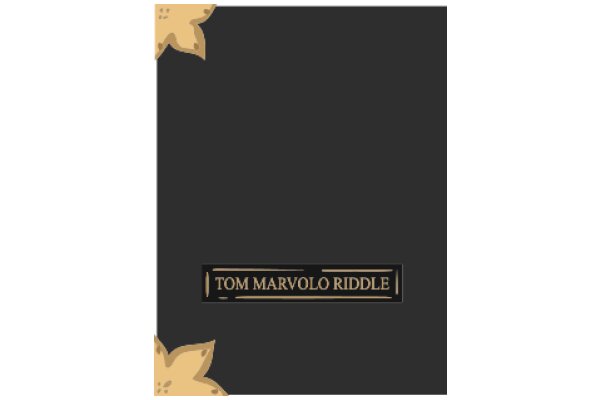 A Mysterious Book Cover: The Adventure of Tom Marvolo Riddle