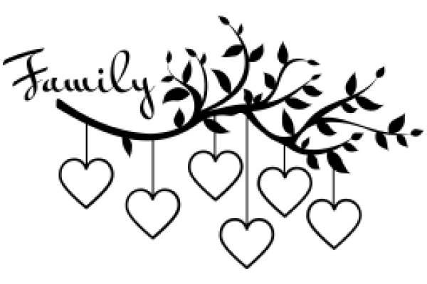 Family Tree with Heart-shaped Leaves