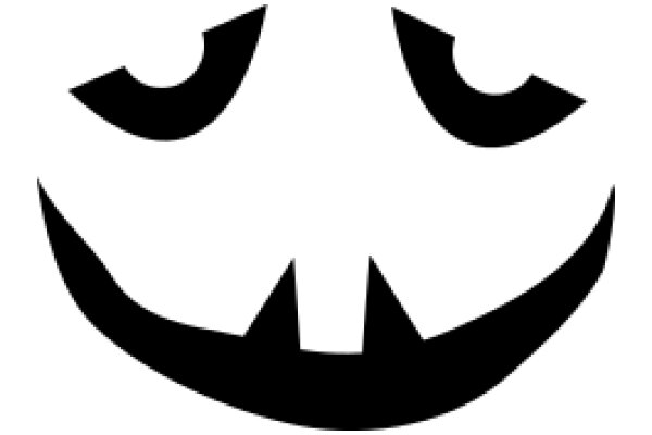 Simplistic Halloween Emoji: A Smiling Pumpkin Face