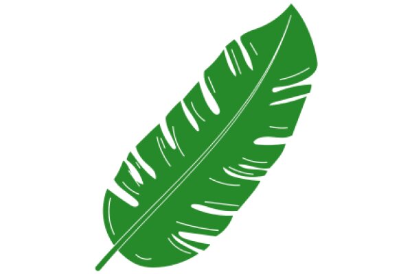 Vibrant Green Leaf Illustration